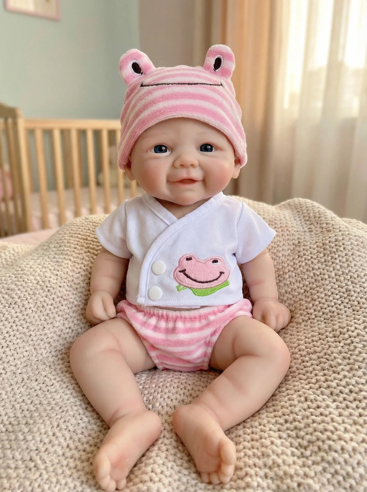 Bambola Reborn in Silicone Morbido da 30 cm Vivienne