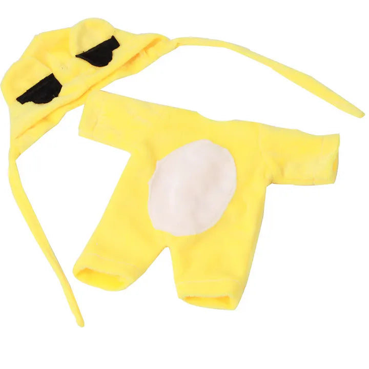 Cartone animato abiti e cappello 2 pezzi set per 12 pollici bambole rinasciutte
