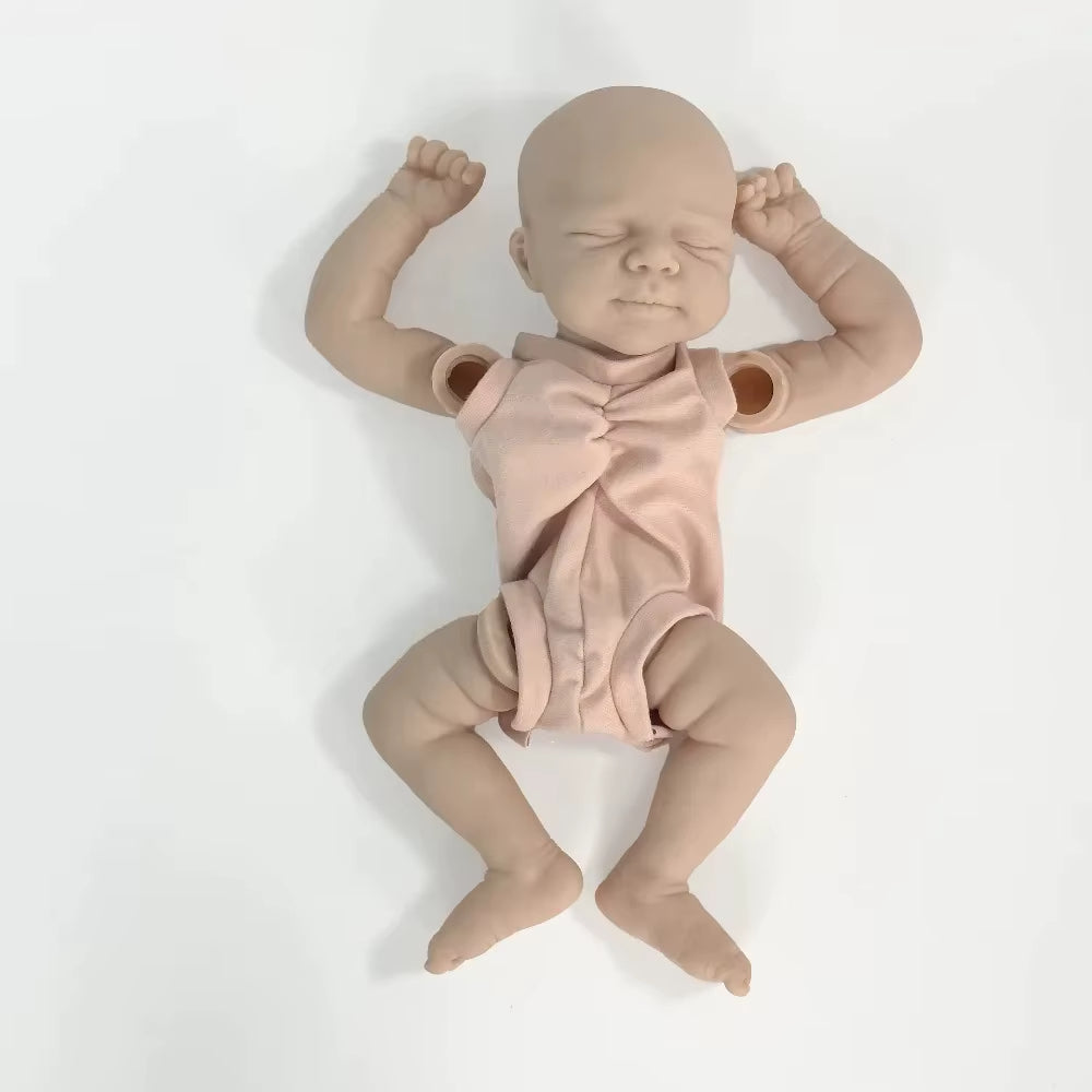 Kit bambola incompiuta da 19 pollici con occhi chiusi Reborn Pascale