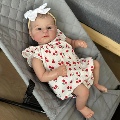 Cherry Occhi aperti 19 pollici Bambole Reborn Femmine-Elijah