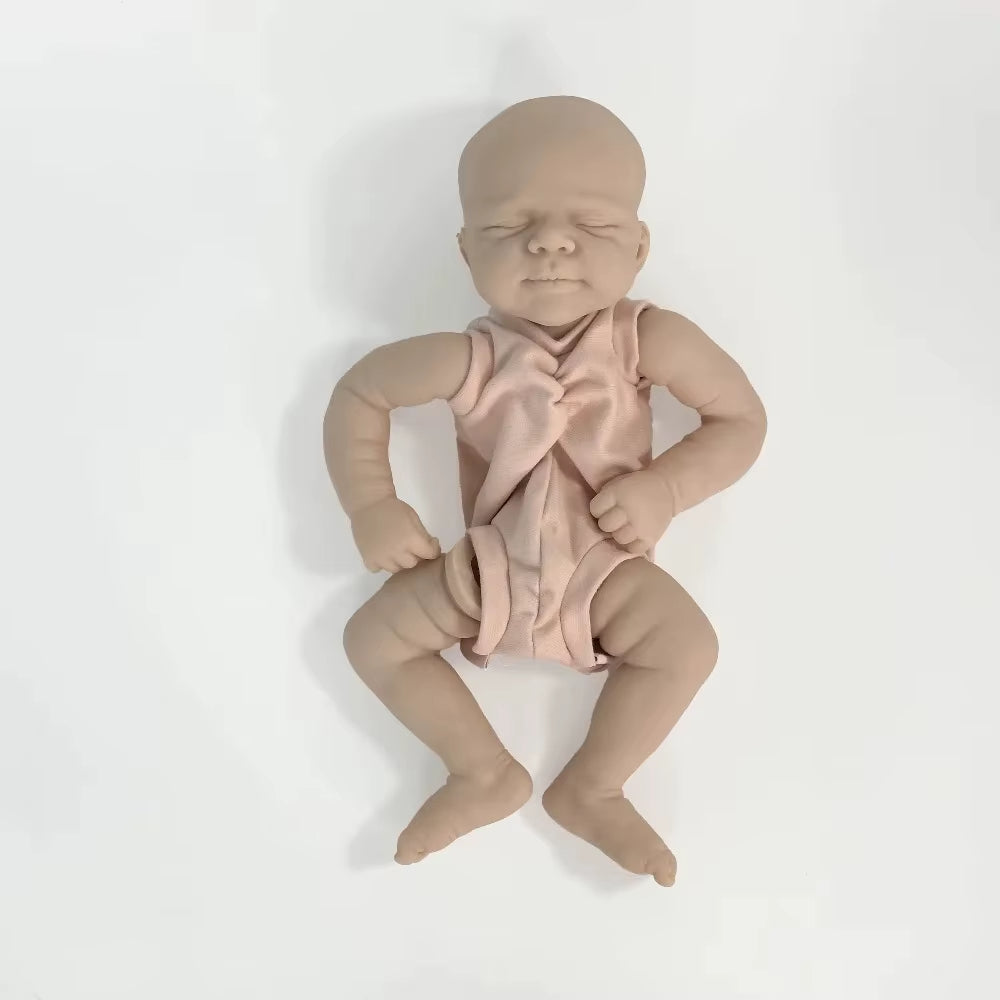 Kit bambola incompiuta da 19 pollici con occhi chiusi Reborn Pascale