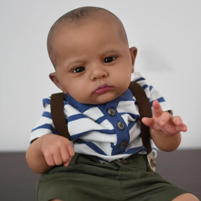 24 inch Open Eyes Lifelike Reborn Dolls-Cameron