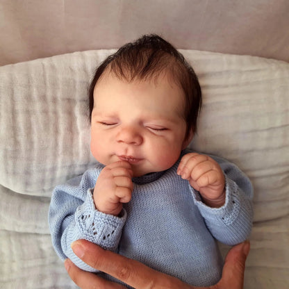 19 inch Alvin Lifelike Close Eyes Reborn Doll-Pascale