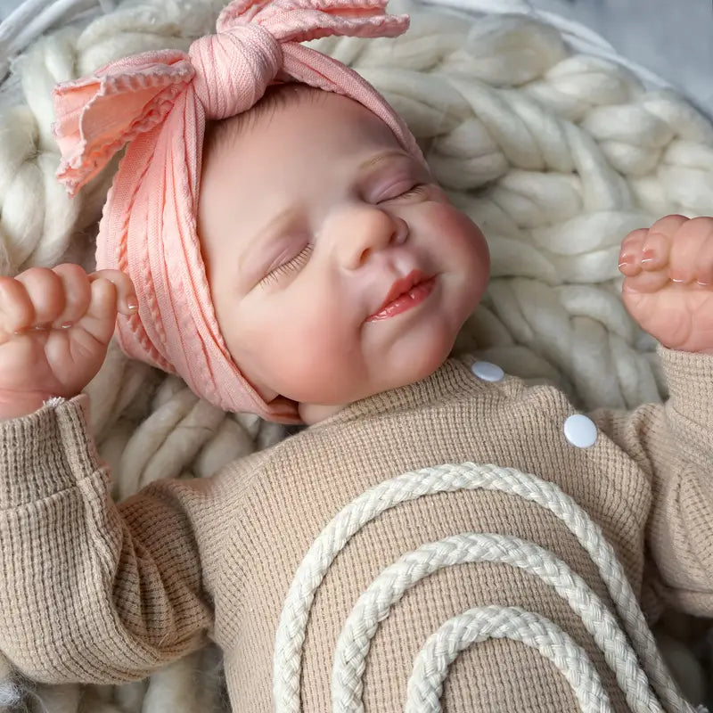 Bambola Reborn Realistica Sheila da 19 pollici che dorme - Pascale