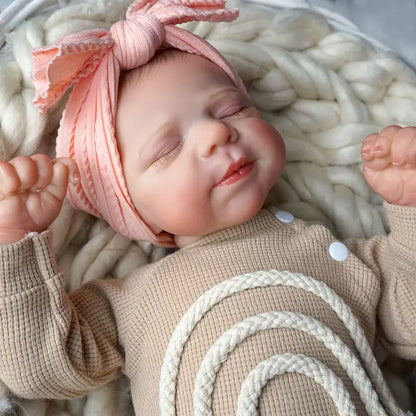 Bambola Reborn Realistica Sheila da 19 pollici che dorme - Pascale