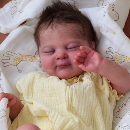 Kit per bambola reborn Olivia da 19 pollici occhi chiusi non verniciati