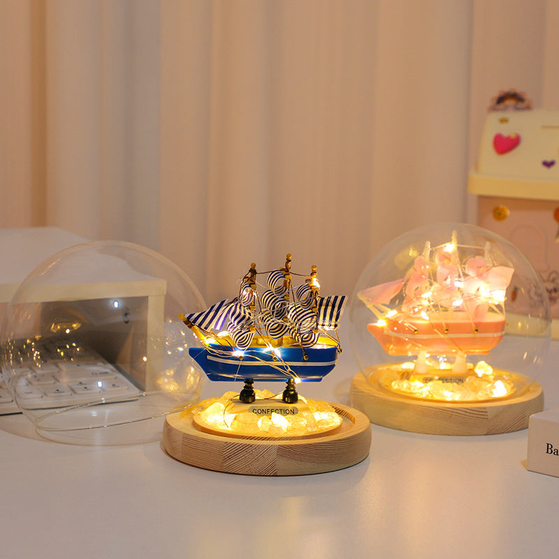 Luce notturna 3D per vela creativa