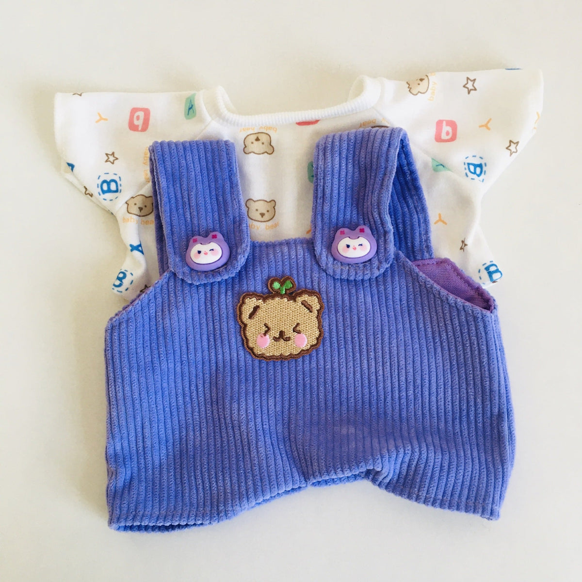 Completo due pezzi con tuta per bambole Reborn da 30 cm