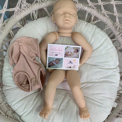 Avelee Occhi chiusi Kit bambola rinata da 20 pollici
