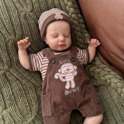 20 Inches Lifelike Closed Eyes Loulou Reborn Baby Boy