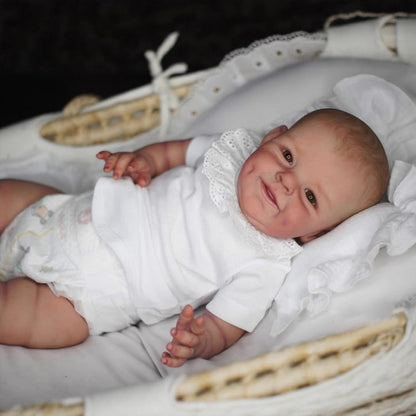 55cm Open Eyes Soft Body Smile Reborn Baby- Shaya