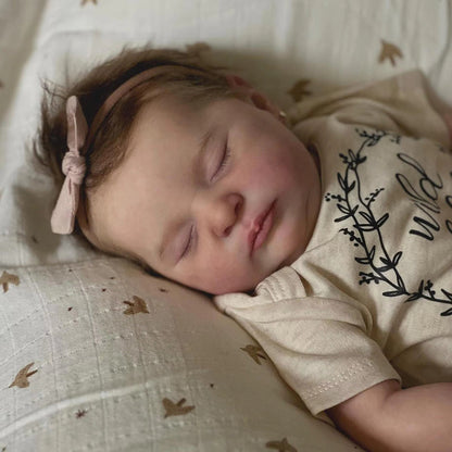 Bambola Reborn Hedy da 20 pollici con occhi chiusi - Laura