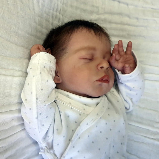 18 inch Lifelike Eartha Close Eyes Reborn Dolls-Jude