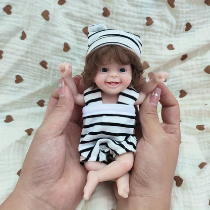 Bambola Reborn Mini Smile da 6 pollici ragazzo - Yannik