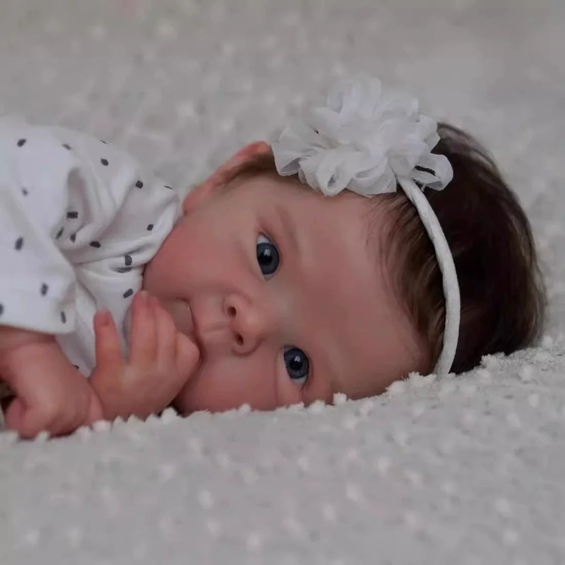 18 Inches Adair Open Eyes Short Hair Reborn Baby Girl-Bettie