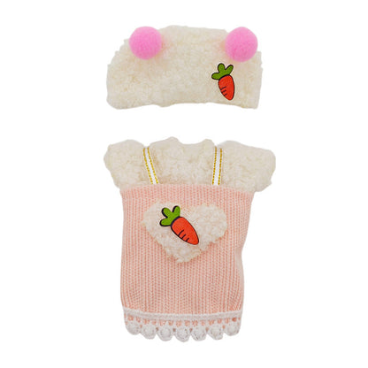 Vestito da cartone animato per mini bambole da 6 pollici 15 cm