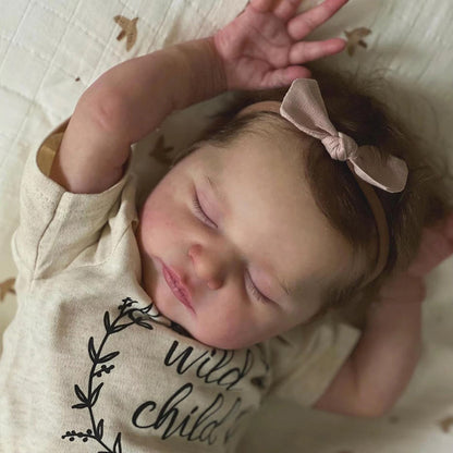 Bambola Reborn Hedy da 20 pollici con occhi chiusi - Laura