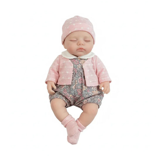 30cm Full Silicone Asleep Openable Mouth Reborn Doll Girl-irys