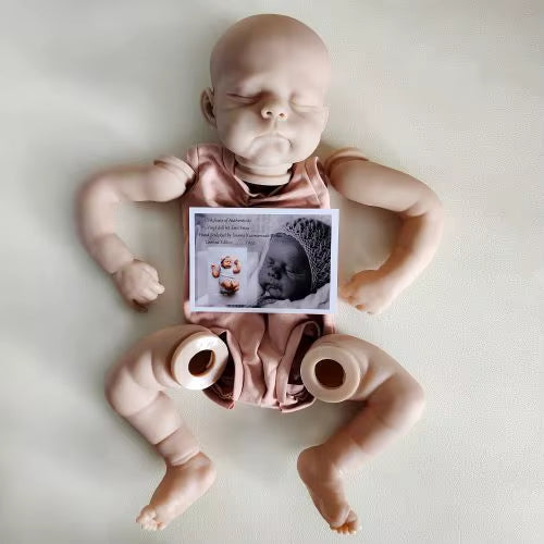 Kit bambola reborn Eric non verniciata con occhi chiusi da 21 pollici