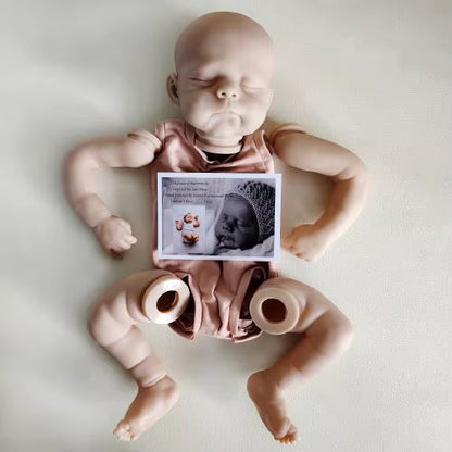 Kit bambola reborn Eric non verniciata con occhi chiusi da 21 pollici