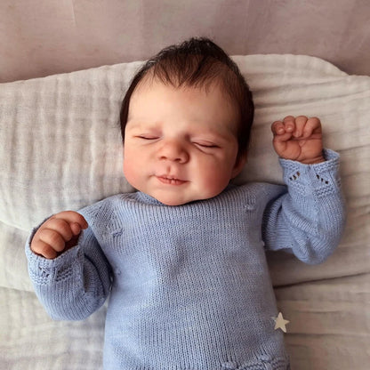 19 inch Alvin Lifelike Close Eyes Reborn Doll-Pascale