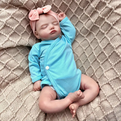 20 pollici dolce Rosalie Reborn Dolls ragazza in abiti blu
