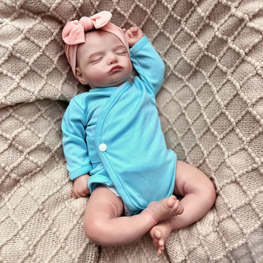 20 pollici dolce Rosalie Reborn Dolls ragazza in abiti blu