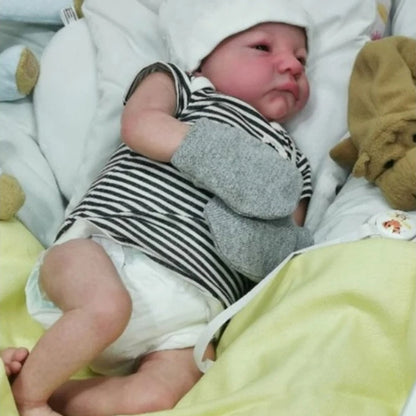 Mabel 18 Inch Lifelike Open Eyes Reborn Boy Doll