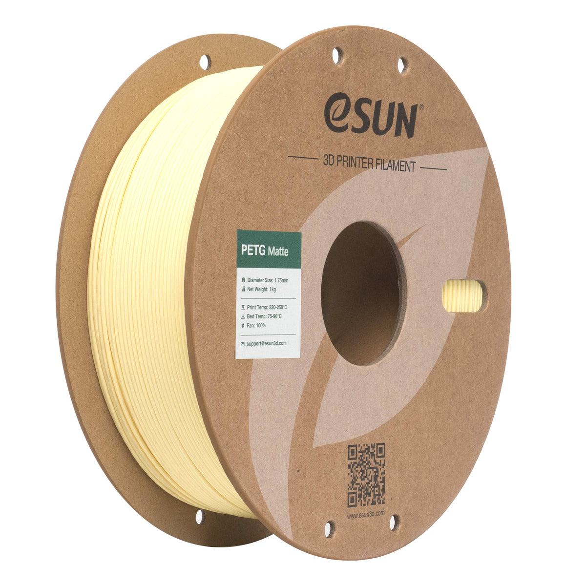 Filament PETG mat amandelgeel | eSUN