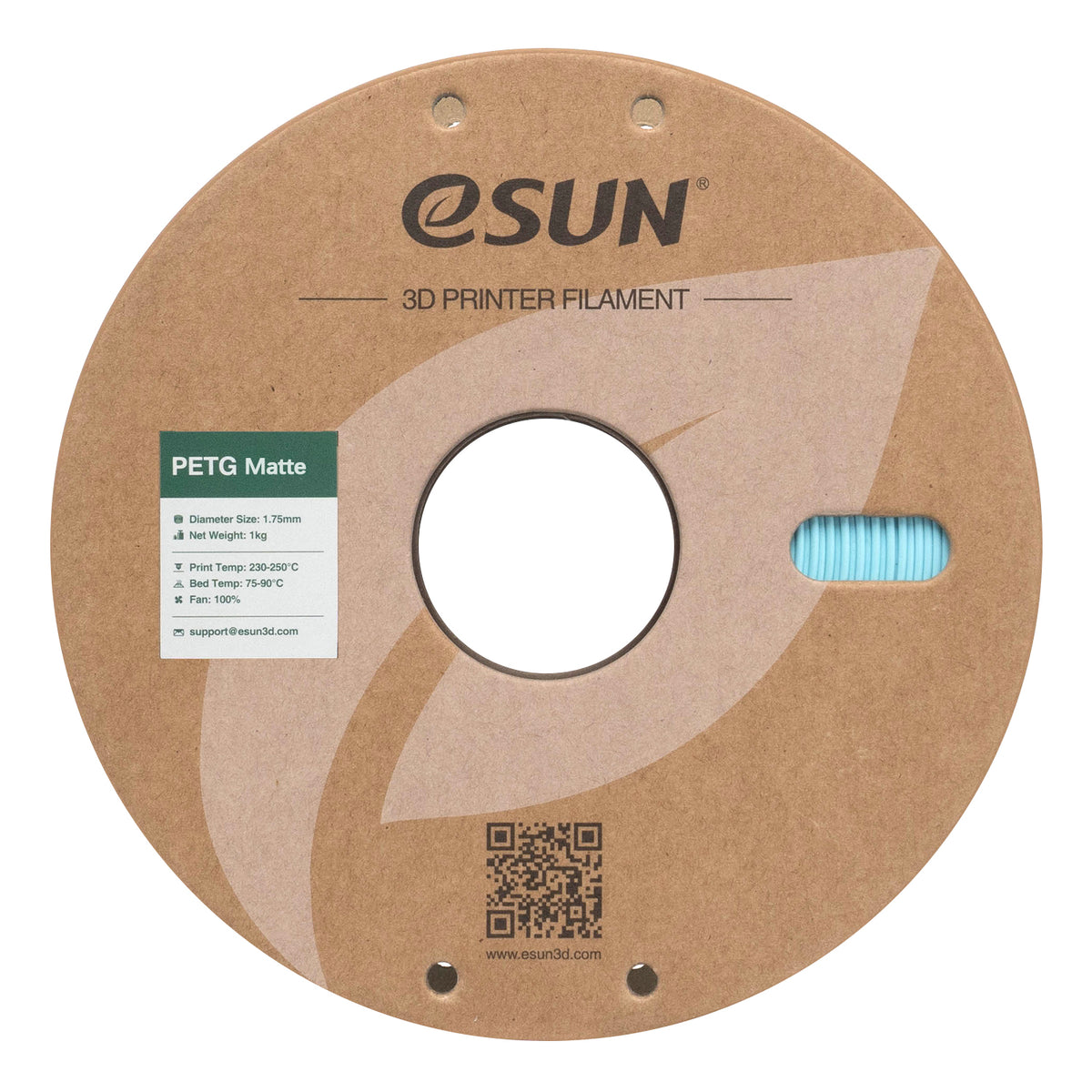 Filament PETG mat lichtblauw | eSUN