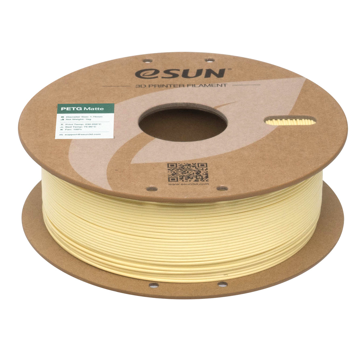 Filament PETG mat amandelgeel | eSUN