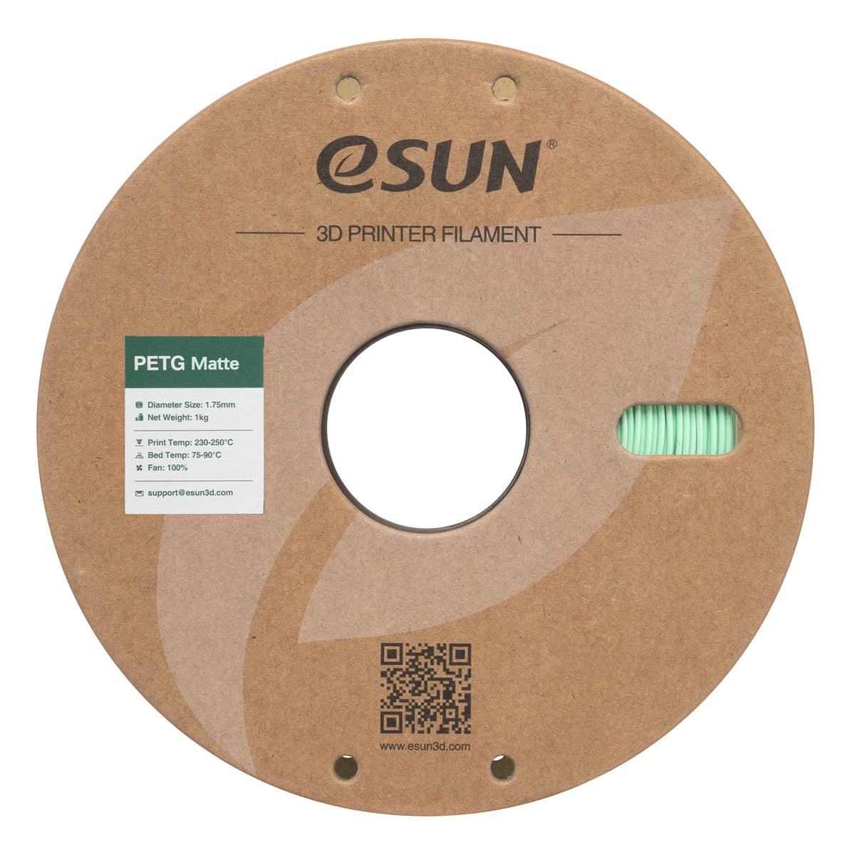 Filament PETG mat mintgroen | eSUN
