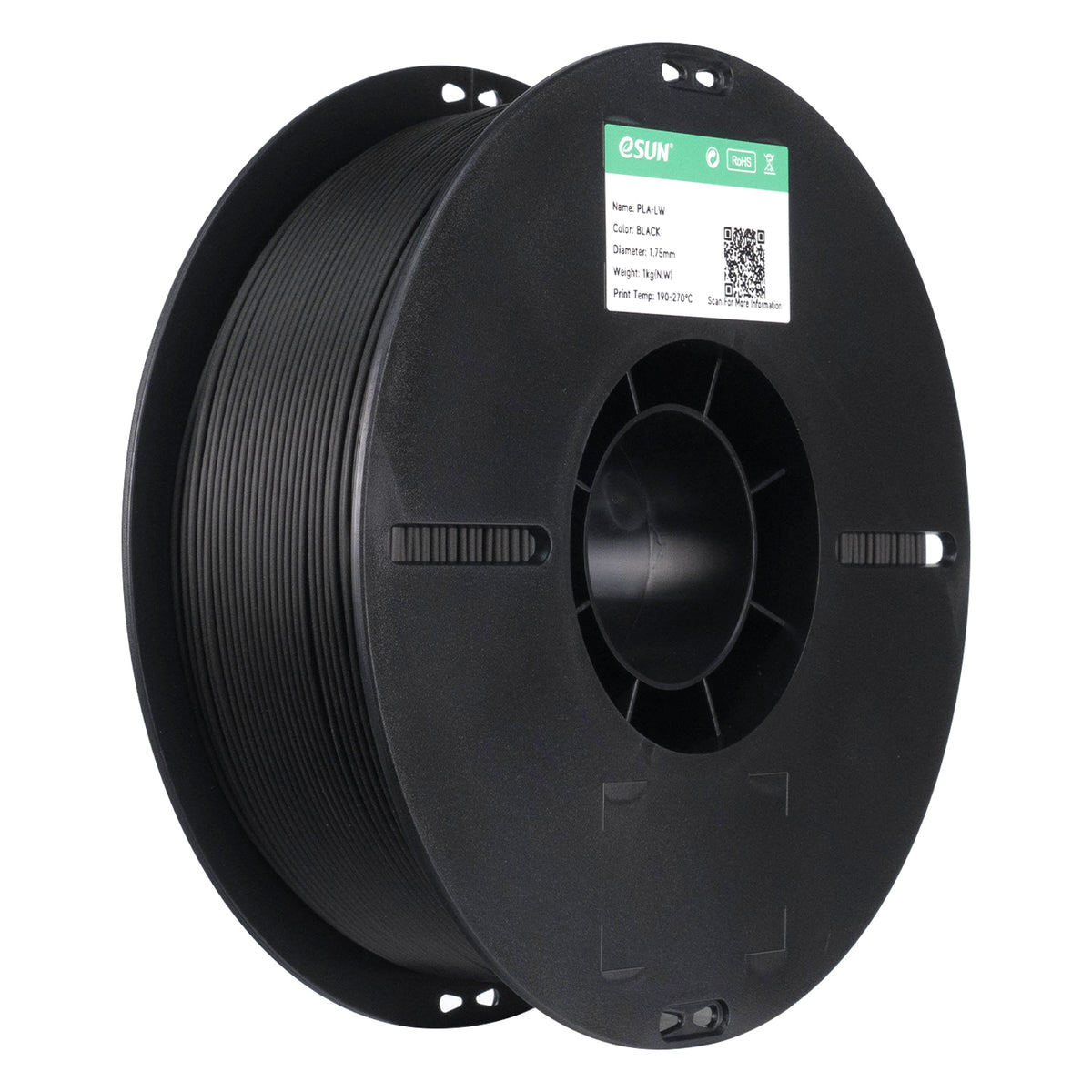Filament PLA-LW zwart | eSUN