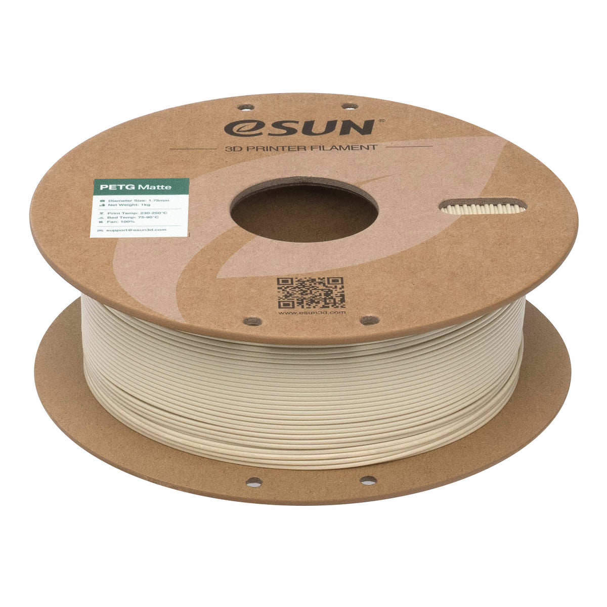 Filament PETG mat lichtkaki | eSUN