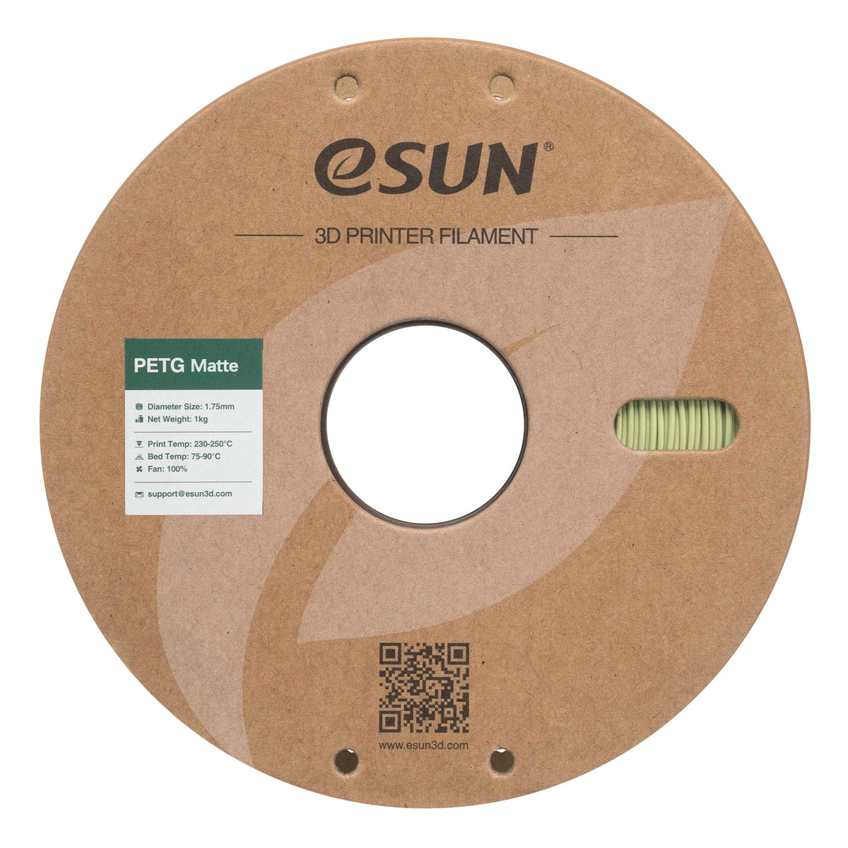 Filament PETG mat matchagroen | eSUN