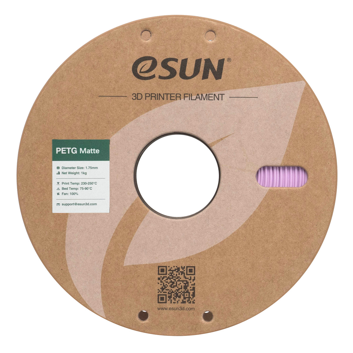 Filament PETG mat lila | eSUN