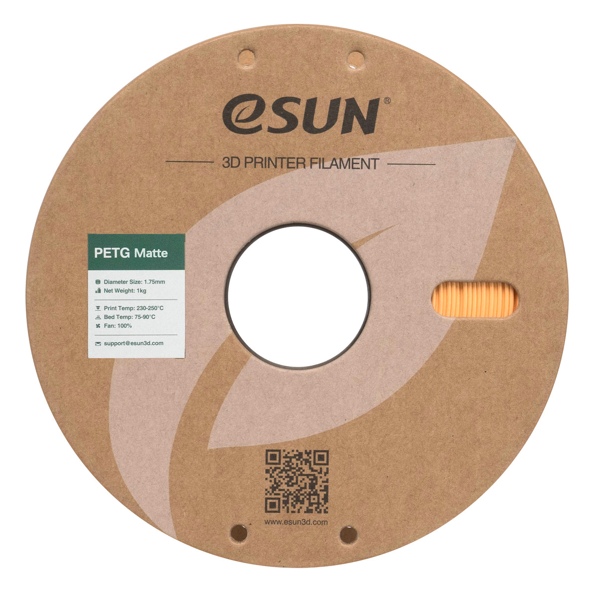 Filament PETG mat abrikoos | eSUN
