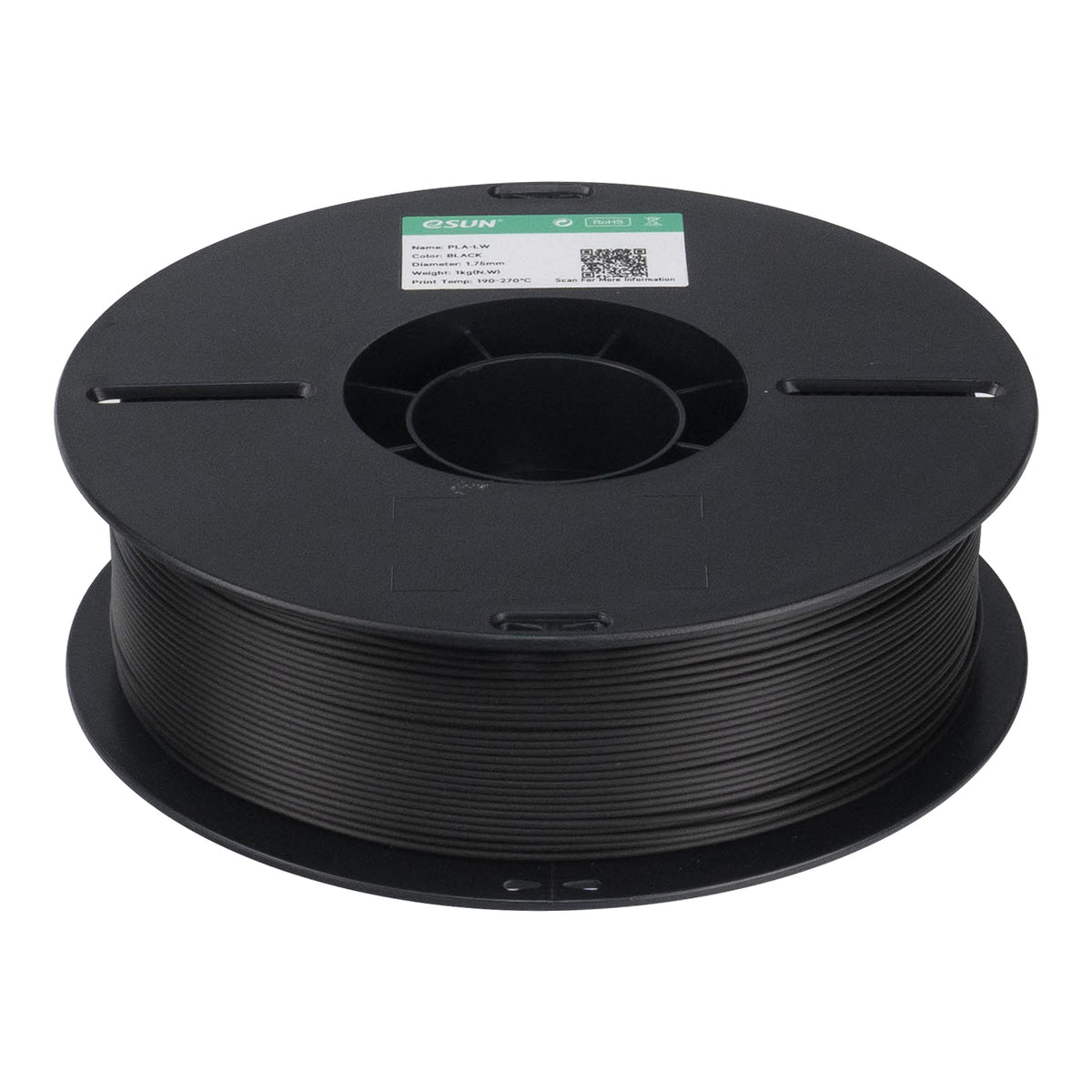 Filament PLA-LW zwart | eSUN