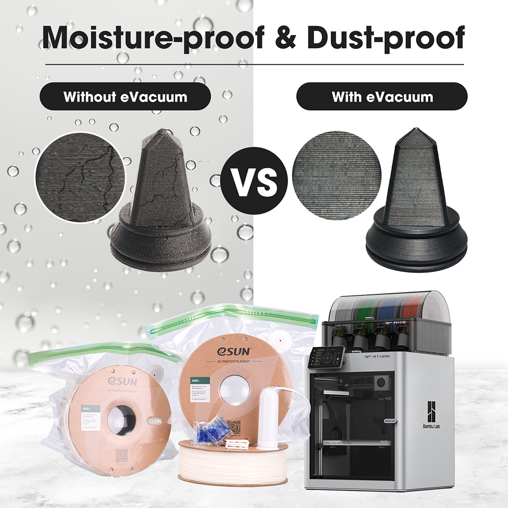 eVacuum Kit Pro vacuümset voor filament | eSUN