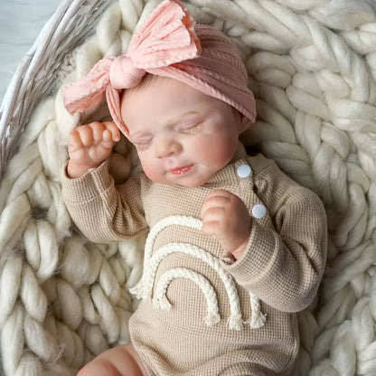 Bambola Reborn Realistica Sheila da 19 pollici che dorme - Pascale