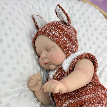Bambola Reborn da 20 pollici con corpo morbido e pelle 3D che dorme - Peaches