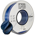 Spoel filament Silk PLA Dual Color zwart blauw, Prof. Lab, 1,75 mm