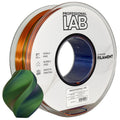 Spoel filament Silk PLA Tri Color oranje blauw groen, Prof. Lab, 1,75 mm