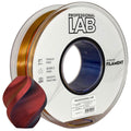 Spoel filament Silk PLA Tri Color rood geel blauw, Prof. Lab, 1,75 mm
