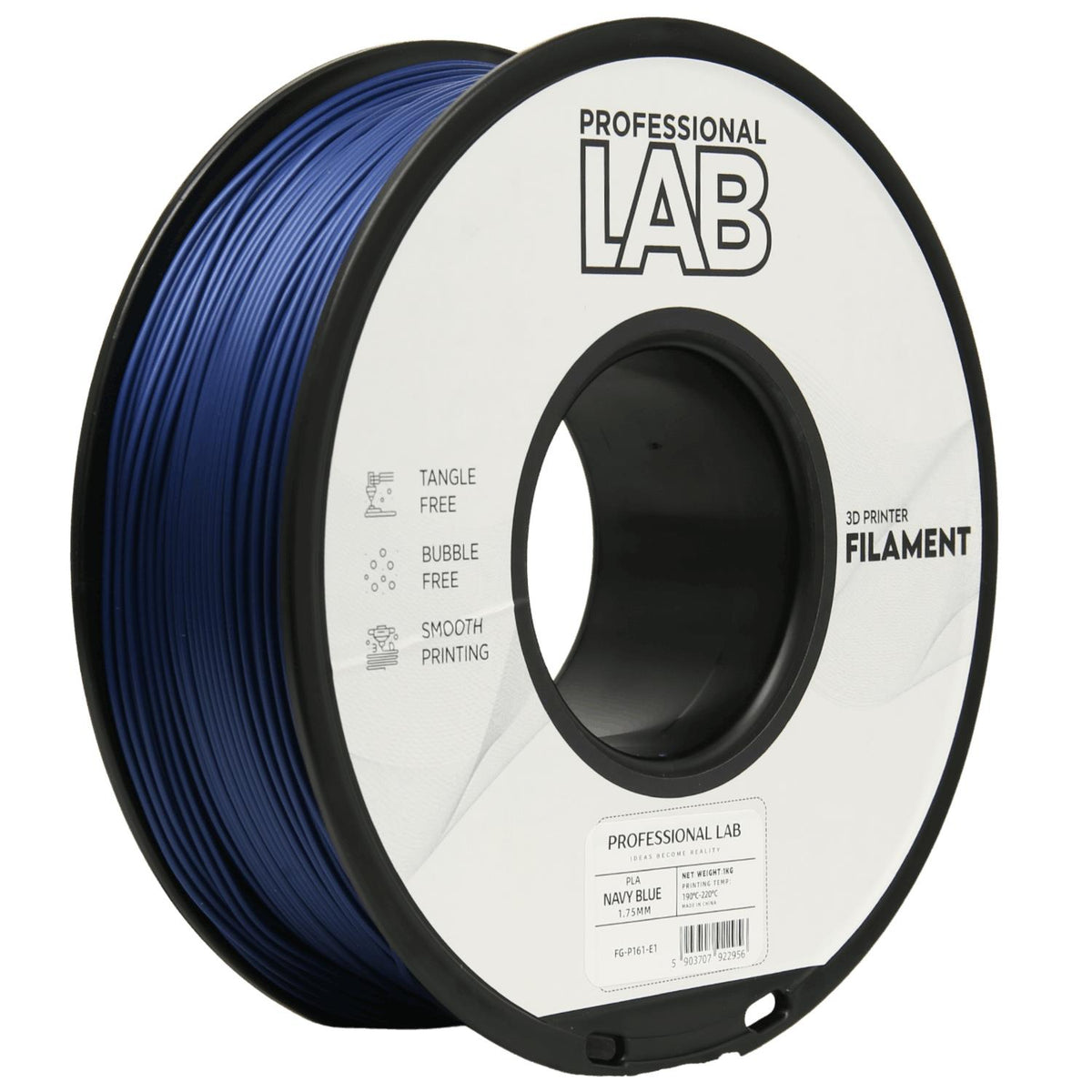 Spoel filament PLA marineblauw, Prof. Lab, 1,75 mm