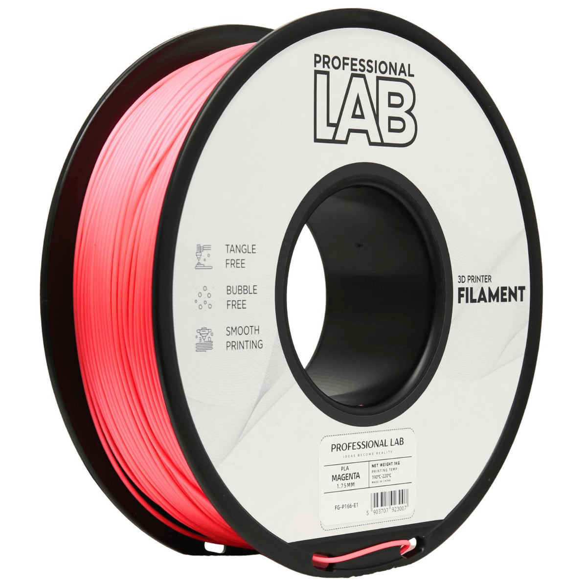 Spoel filament PLA magenta, Prof. Lab, 1,75 mm