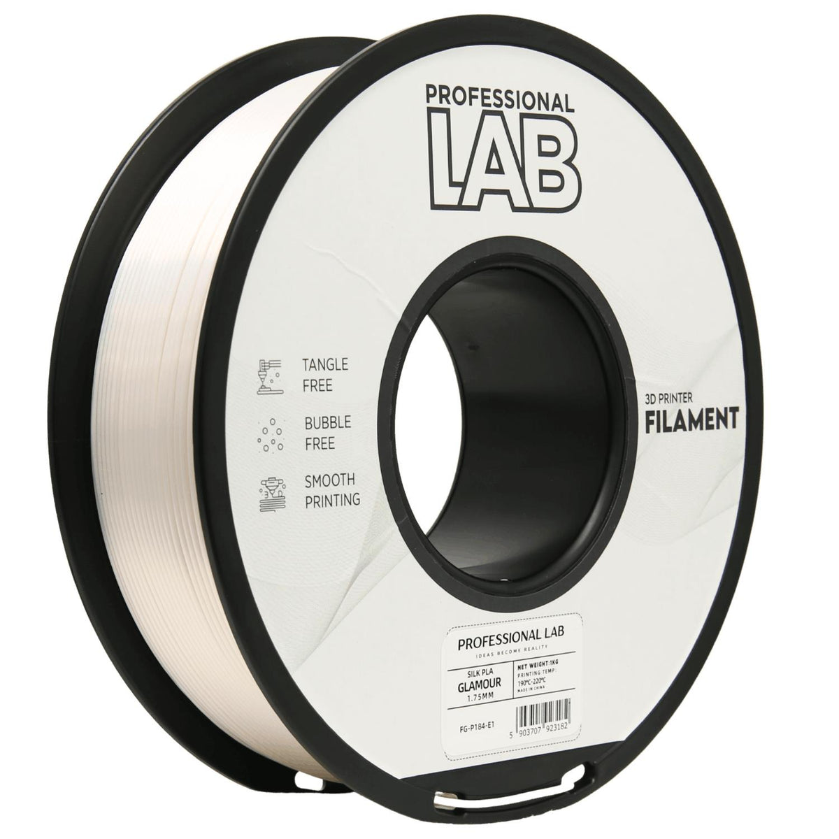 Spoel filament Silk PLA glitter, Prof. Lab, 1,75 mm