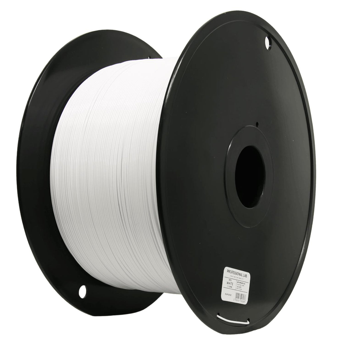 Spool of PETG white 5 kg filament, Prof. Lab, 1.75 mm