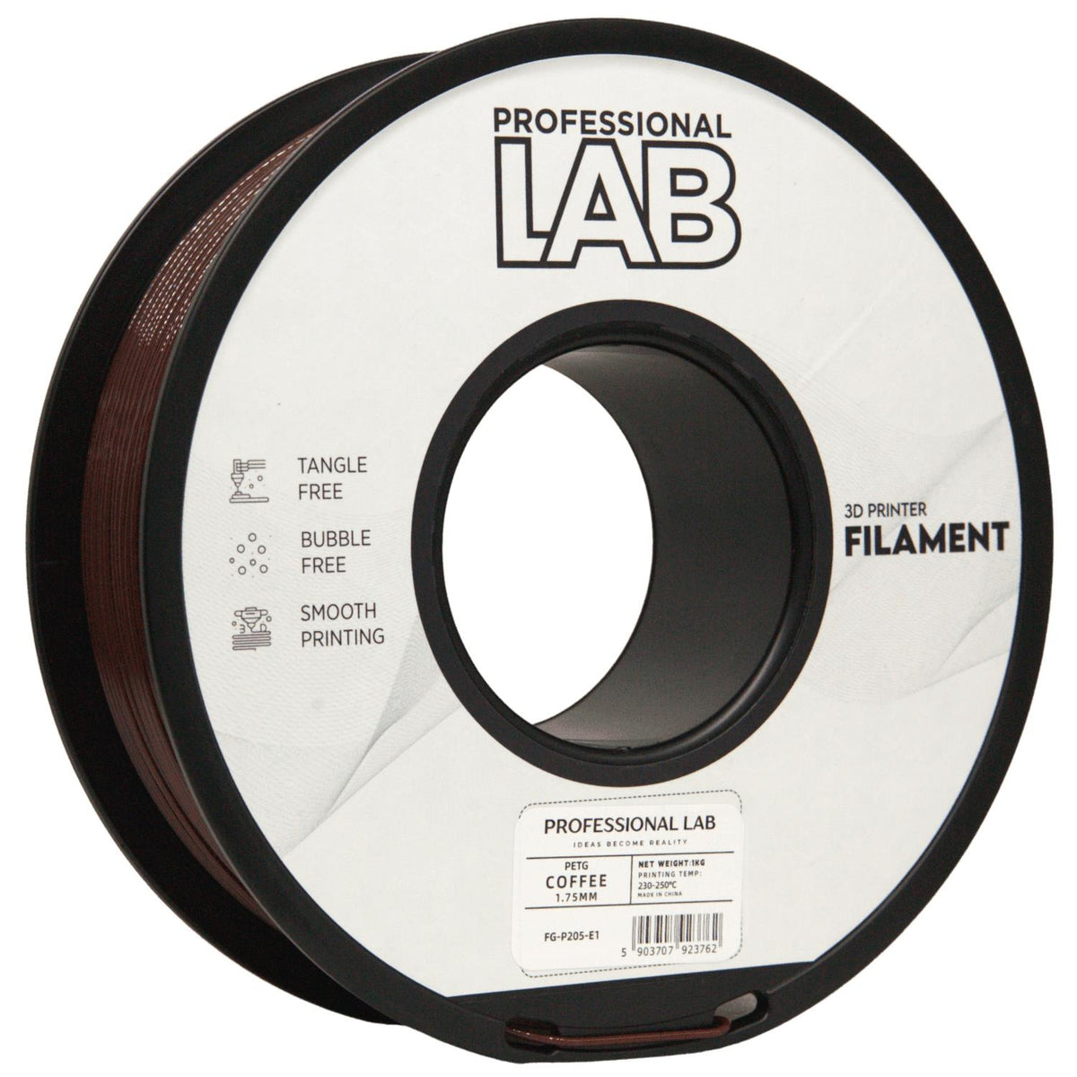 Spoel filament PETG koffie, Prof. Lab, 1,75 mm