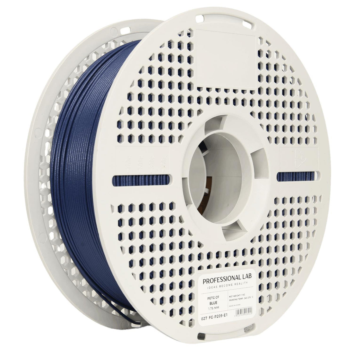 Spoel filament PETG-CF blauw, Prof. Lab, 1,75 mm